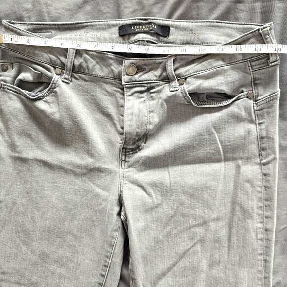 Liverpool Los Angeles Grey Skinny Jeans Size 10 - Picture 9 of 11